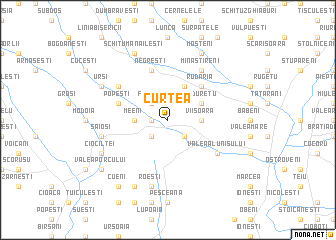 map of Curtea