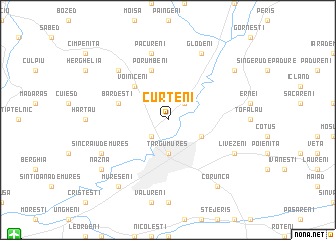 map of Curteni