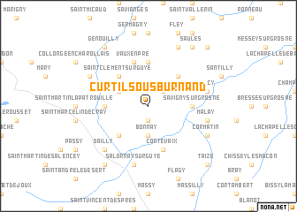 map of Curtil-sous-Burnand