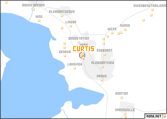 map of Curtis