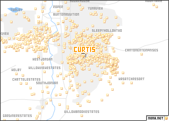 map of Curtis