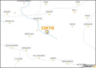 map of Curtis