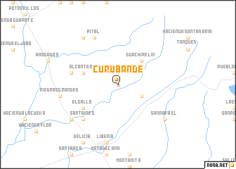 map of Curubandé