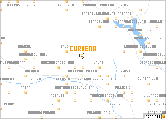 map of Curueña