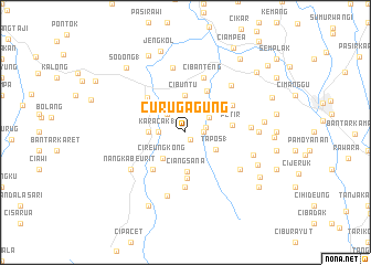 map of Curugagung