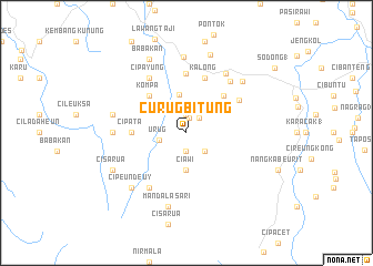 map of Curugbitung