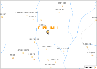 map of Curujujul