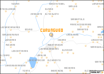 map of Curungueo