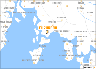 map of Curupeba