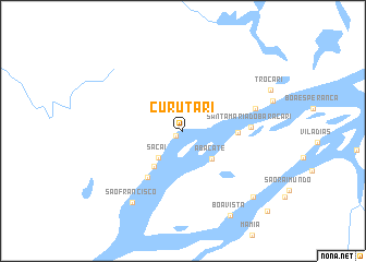 map of Curutari
