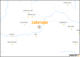 map of Curuyuqui