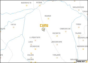 map of Curu