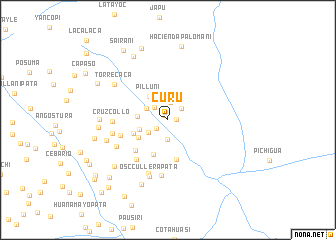 map of Curu