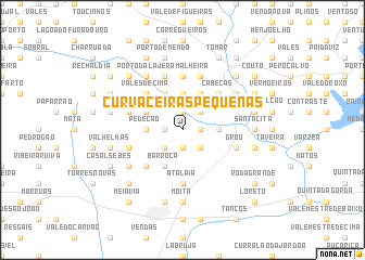 map of Curvaceiras Pequenas