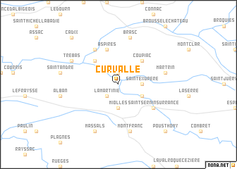 map of Curvalle