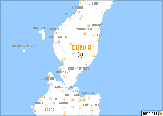 map of Curva