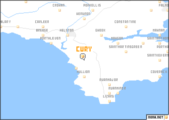 map of Cury