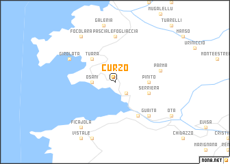 map of Curzo