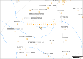 map of Cusac Crossroads