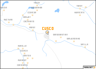 map of Cusco