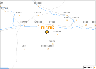 map of Cuseva