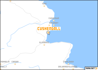 map of Cushendall