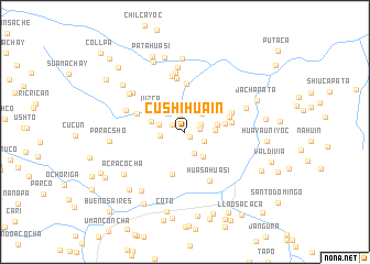 map of Cushihuain