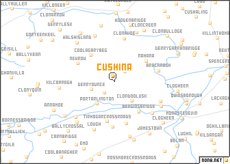 map of Cushina