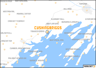 map of Cushing Briggs