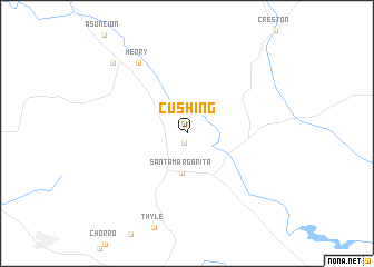 map of Cushing