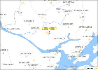 map of Cushion