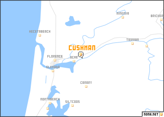 map of Cushman