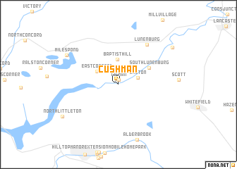 map of Cushman