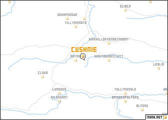 map of Cushnie