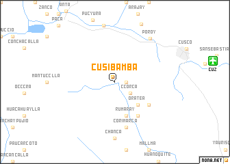 map of Cusibamba