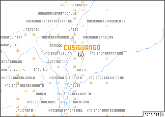 map of Cusiguango