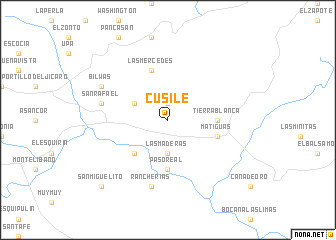 map of Cusile