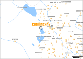 map of Cusimachay