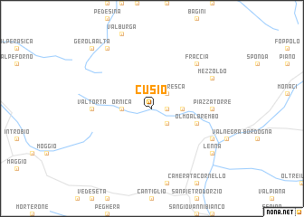 map of Cusio