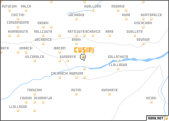 map of Cusiri