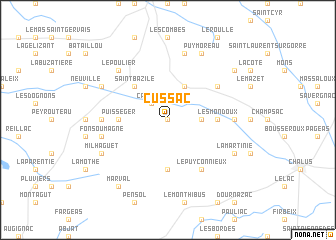 map of Cussac