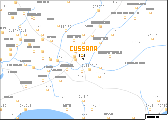 map of Cussaná