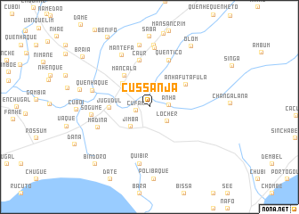 map of Cussanja