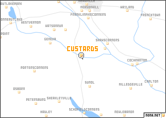 map of Custards