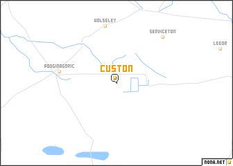 map of Custon