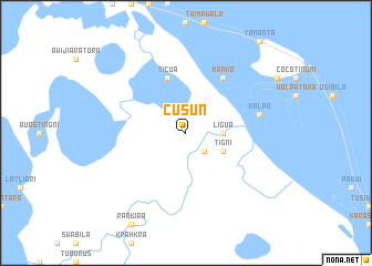 map of Cusun