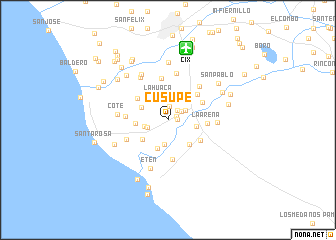 map of Cusupe
