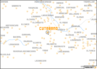 map of Cutabano