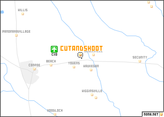 map of Cut and Shoot