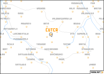 map of Cutca